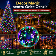 AT-2130 – exemple de decor festiv cu instalație multicoloră