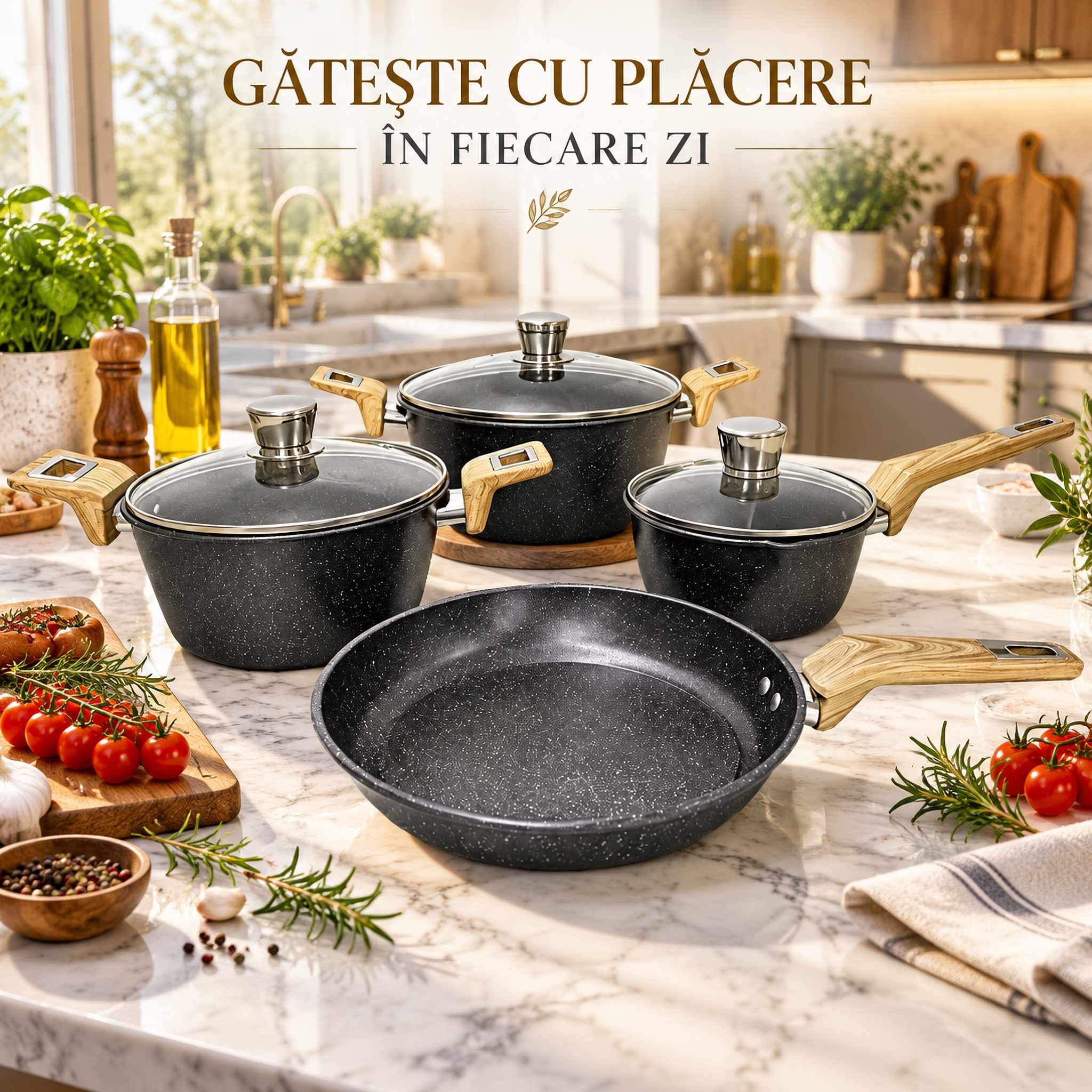 AT-403 – set de vase într-o bucătărie