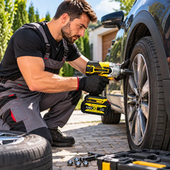 Mașină de Înșurubat cu Impact AT PERFORMANCE® 850Nm, 128V, 2 Acumulatori 5Ah, Set 40 Accesorii, Valiză Transport