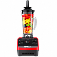 Blender Multifuncțional HALEY HY-2704, 4800W, 15 Viteze, Vas 2.5L, Funcție Pulse, Lame din Oțel Inoxidabil, Zdrobire Gheață