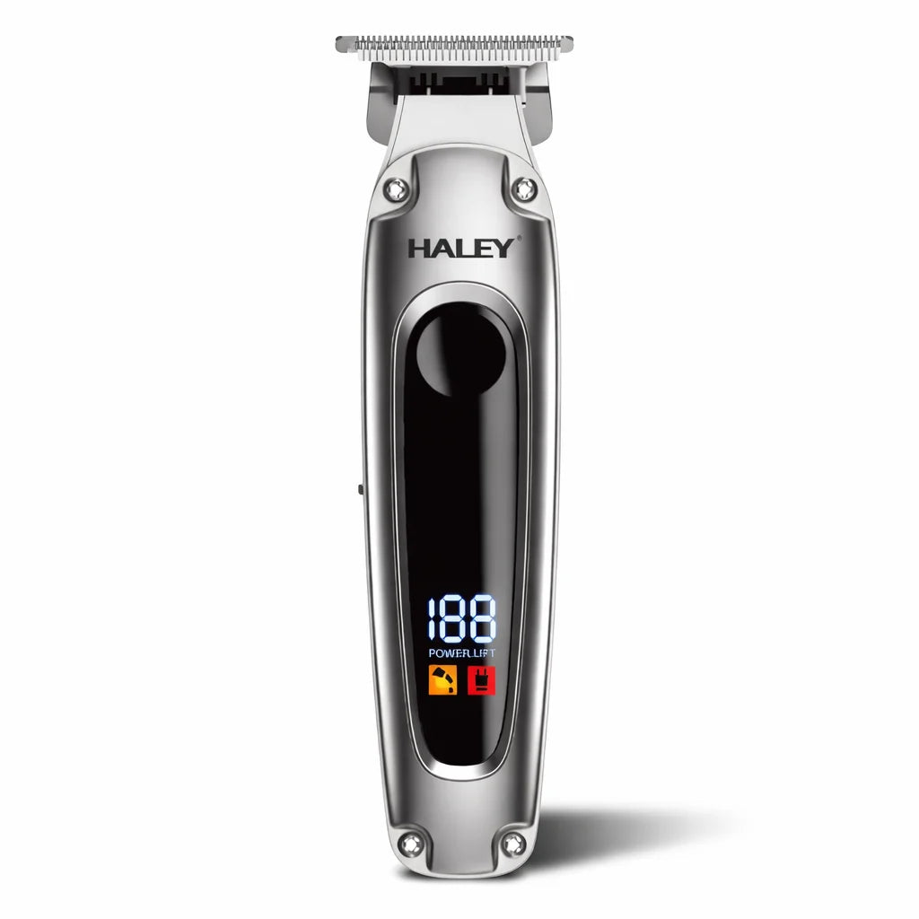 Mașină de tuns profesională HALEY HY-4501 cu afișaj LCD, reîncărcabilă USB