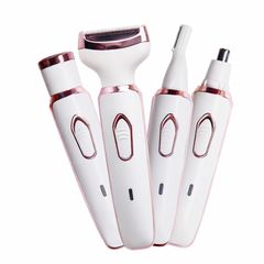 Kit Profesional de Îngrijire 4-în-1 – Lady Shaver Elegant & Trimmer Multifuncțional
