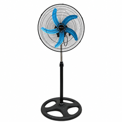 Ventilator 3 în 1 AT PERFORMANCE® AT-2055, 65W, 18 Inch, Podea, Perete și Picior, 3 Viteze, Oscilație, Reglabil pe Înălțime