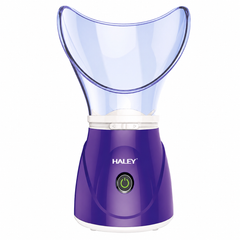 Saună Facială Cu Aburi Haley HY-6500, 200W, Vaporizator Facial Pentru Curățare Și Hidratare, Încălzire Rapidă, Temperatură Constantă, Mască Facială, Mov