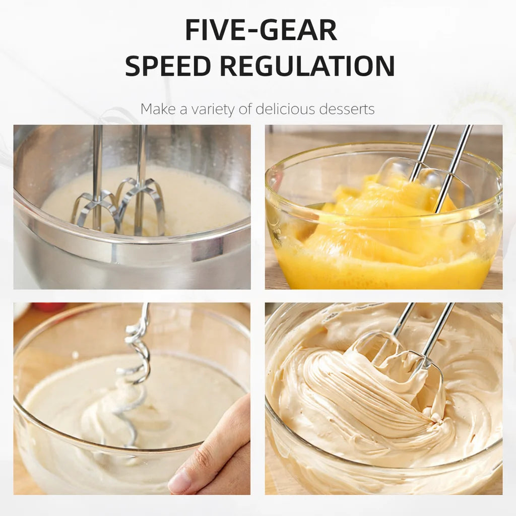 Mixer Planetar Profesional HALEY HY-2417, 2500W, Bol Inox 12L, 9+P Trepte, Touch Display