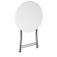 Masă Înaltă Pliabilă AT PERFORMANCE® AT-2061, Ø80 cm, 110 cm Înălțime, Husă Elastică Inclusă, Cadru Metalic