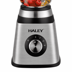 Blender Multifuncțional HALEY HY-2944 2 în 1, 1000W, Cană Din Sticlă 1,5L, Râșniță, 3 Trepte + Pulse, Funcție Zdrobire Gheață