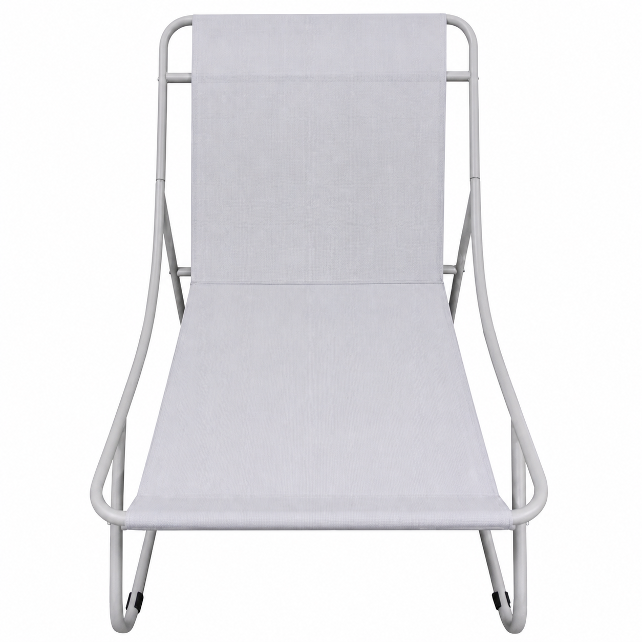 Set Mobilier Grădină AT PERFORMANCE® 4 Piese, Canapea 2 Locuri + 2 Fotolii + Măsuță, Cadru Metalic