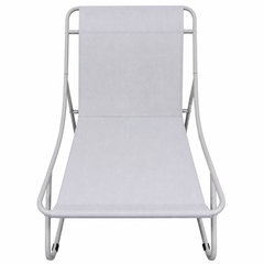 Set Mobilier Grădină AT PERFORMANCE® 4 Piese, Canapea 2 Locuri + 2 Fotolii + Măsuță, Cadru Metalic