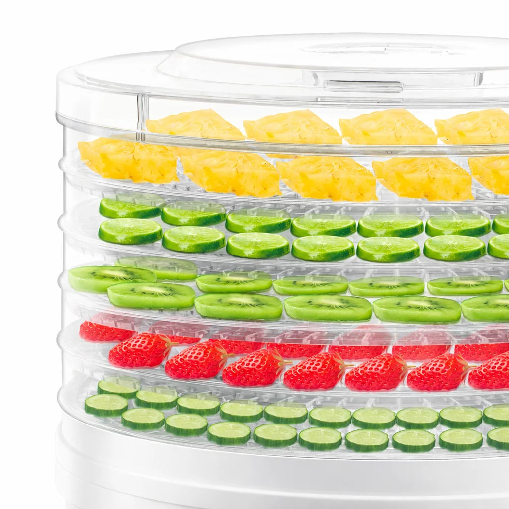 HALEY HY-980I – Deshidrator Fructe și Legume, 350W, 5 Tăvi, Control Temperatură 35–70°C