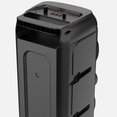 Boxă Portabilă AT Performance ZQS8229W cu Difuzoare 8" ×2, 40W și Baterie 4500 mAh – LED RGB, Microfon Inclus