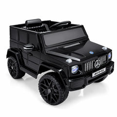 Mașină Electrică pentru Copii Tip SUV 4x4 Premium, Design Inspirat Mercedes G-Class AMG, 12V, Lumini LED, Muzică, Negru