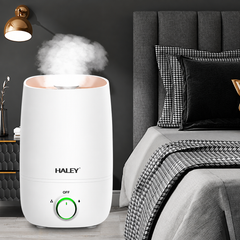 Umidificator De Aer Haley HY-3100, 5L, 1000W, Umidificare 360°, Reglare Continuă a Ceții, Rezervor Mare