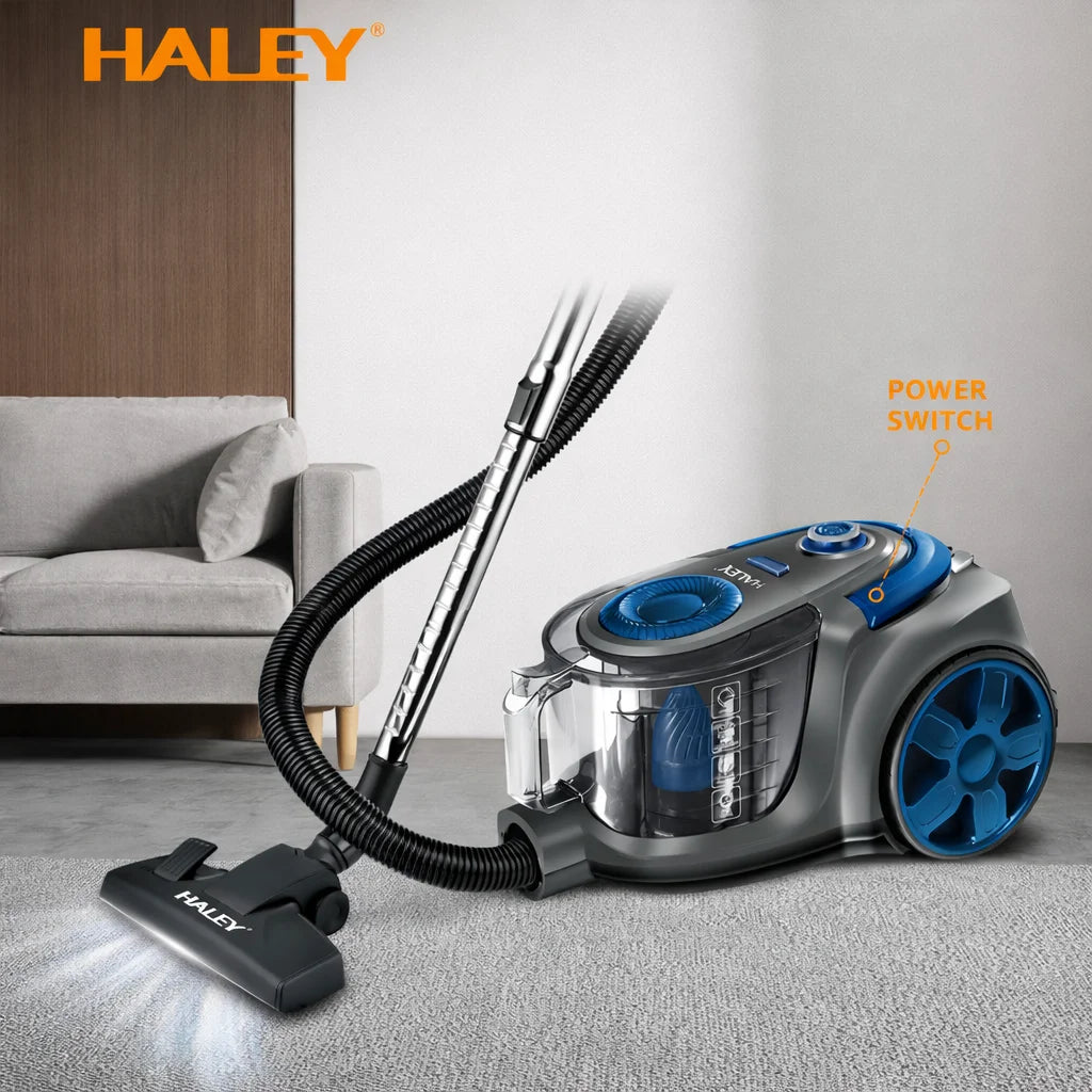 Aspirator Fără Sac HALEY 4,5L, 3000W, Aspirator de Praf, Aspirator Puternic cu Fir, de Calitate, cu Ciclon