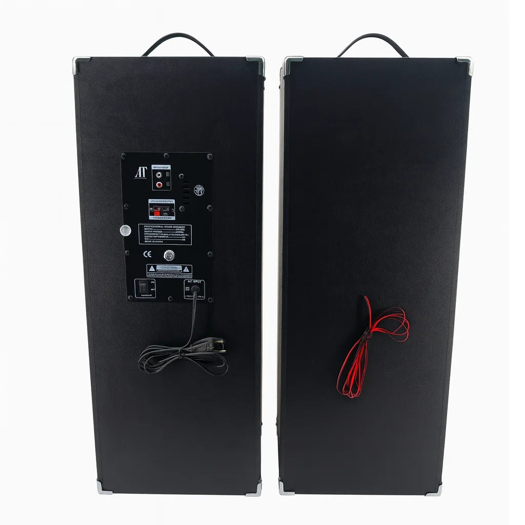 Boxe Profesionale AT Performance AT-2304, 1500W, Bluetooth, USB, FM, Microfon Wireless