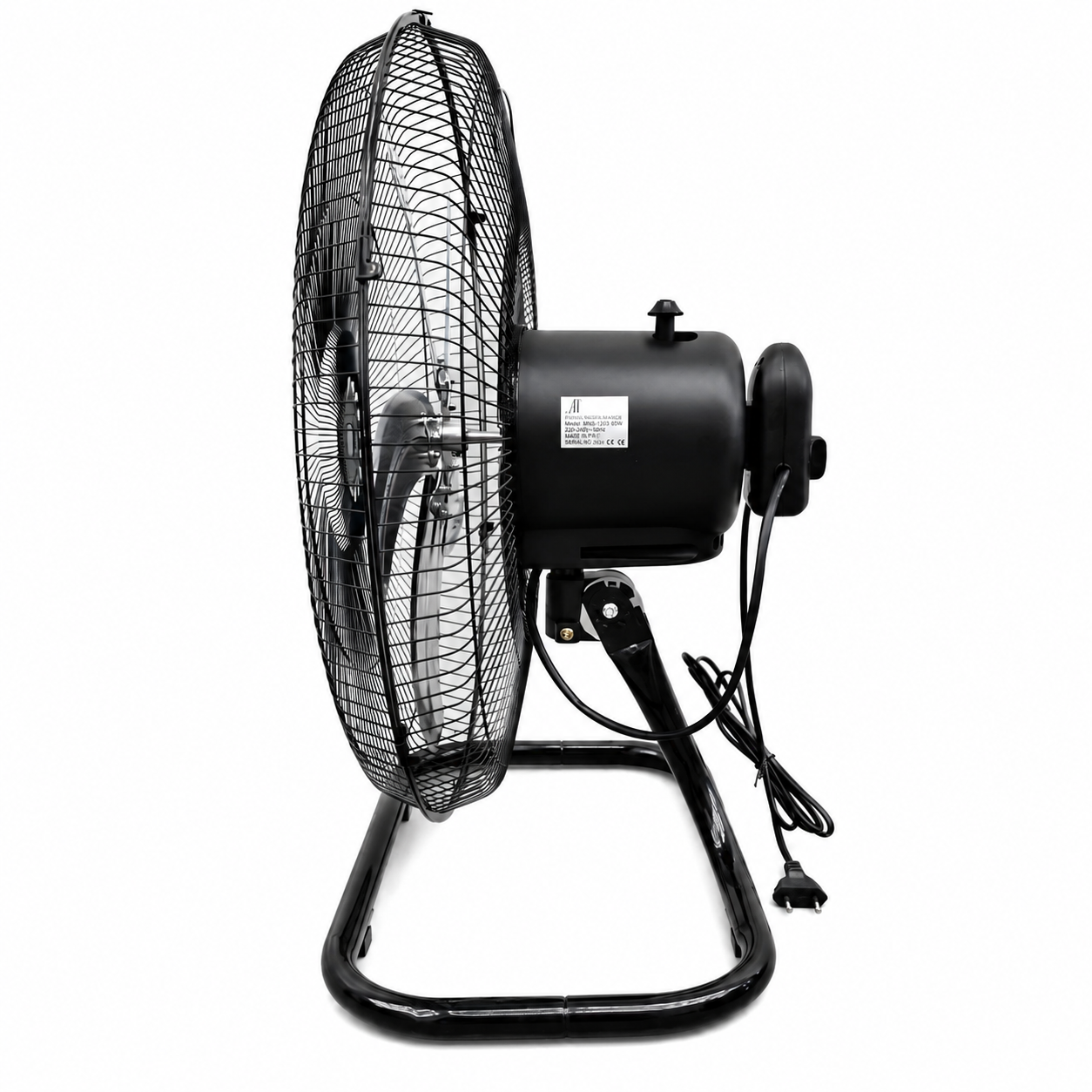 Ventilator 3 în 1 AT PERFORMANCE® AT-2055, 65W, 18 Inch, Podea, Perete și Picior, 3 Viteze, Oscilație, Reglabil pe Înălțime