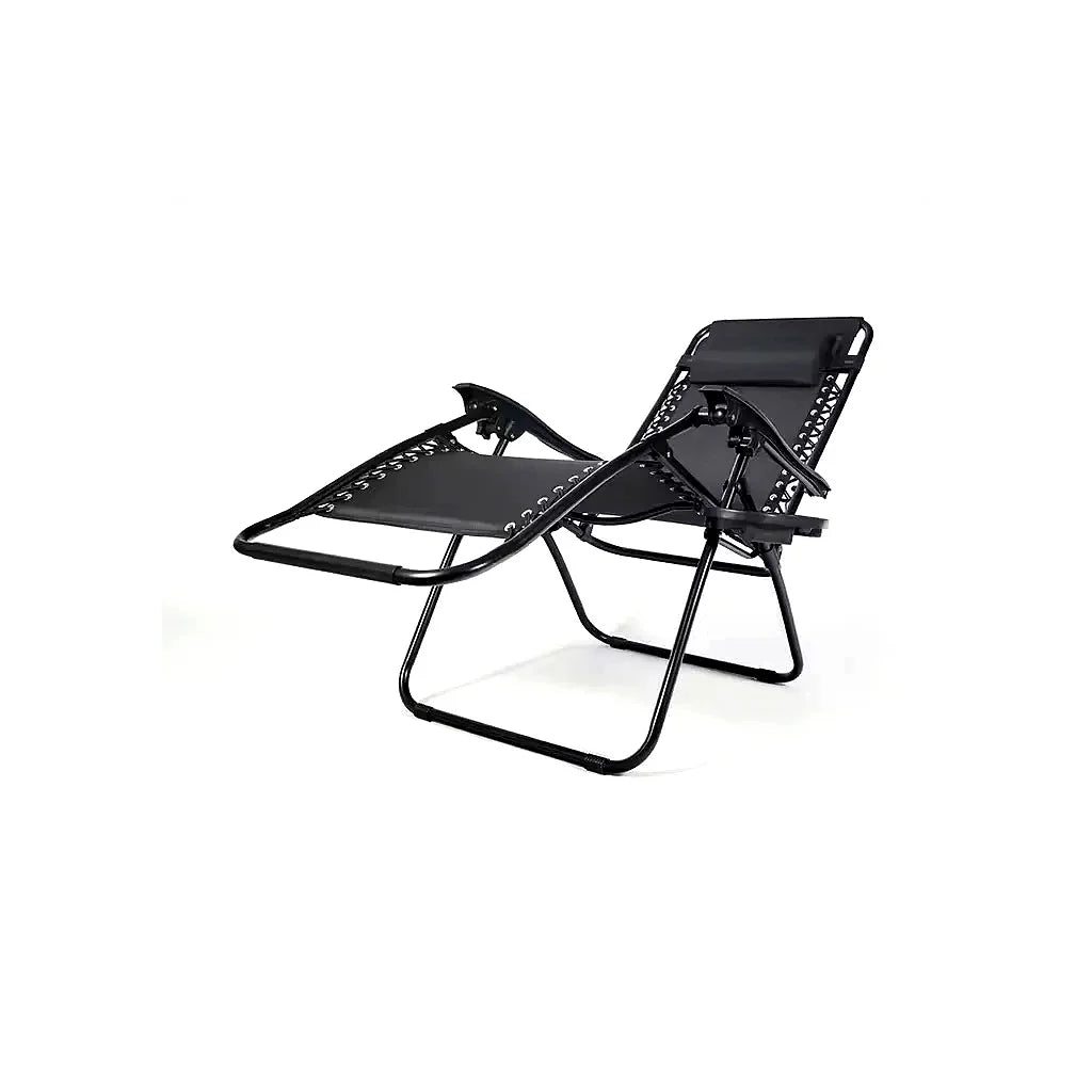 Set 2 Scaune Șezlonguri Zero Gravity + Masă cu Suport Pahare AT PERFORMANCE® – Pachet Promo Exterior