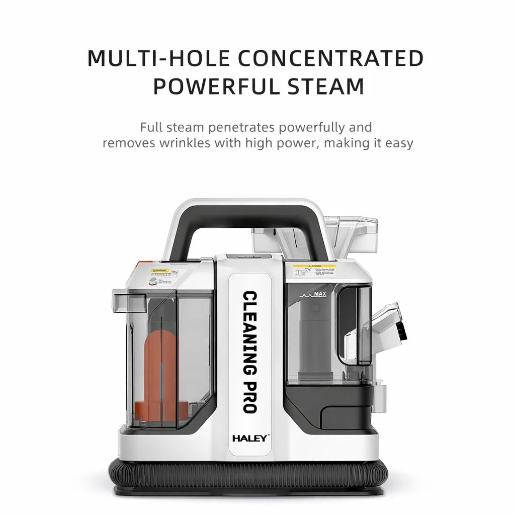 Aspirator, Aparat de Curatat HALEY, cu Injectie/Extractie, 1000W, Elimina Murdaria si Bacteriile in doar Cateva Minute