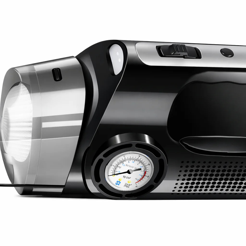 Aspirator Auto Portabil HALEY HY-3921, 4 în 1 – Aspirare, Compresor, Suflare, LED, 12V