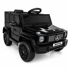 Mașină Electrică pentru Copii Tip SUV 4x4 Premium, Design Inspirat Mercedes G-Class AMG, 12V, Lumini LED, Muzică, Negru