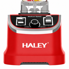 Blender Profesional Multifuncțional HALEY HY-2705, 4800W, Cană 2.5L, 15 Trepte de Viteză, Funcție Pulse, Zdrobire Gheață, Lame din Inox