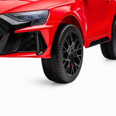 Mașinuță Electrică Pentru Copii KIDOO Audi RS 3 Sportback 2025, Licență Oficială Audi, 12V 4.5Ah, Telecomandă 2.4G, 3 Viteze, Bluetooth, USB, Lumini LED, Alb