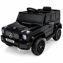 Mașină Electrică pentru Copii Tip SUV 4x4 Premium, Design Inspirat Mercedes G-Class AMG, 12V, Lumini LED, Muzică, Negru