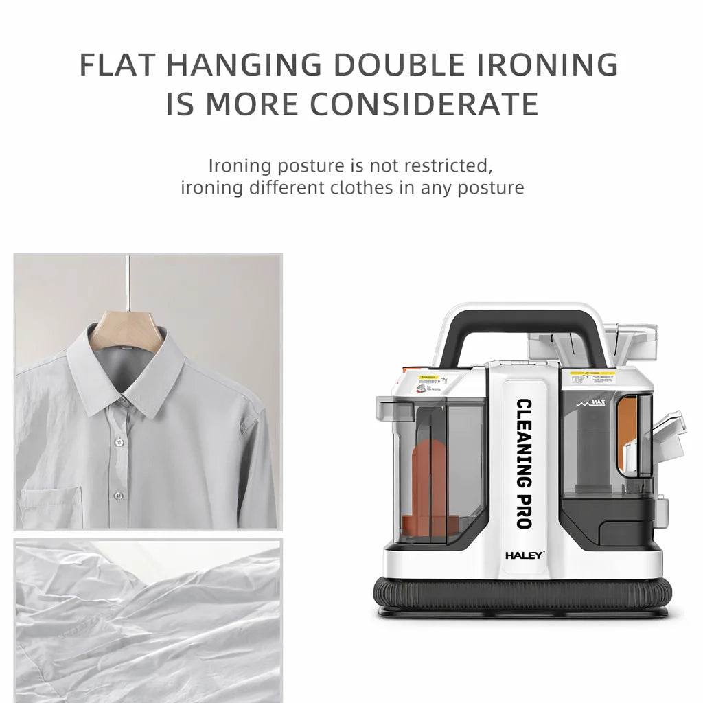 Aspirator, Aparat de Curatat HALEY, cu Injectie/Extractie, 1000W, Elimina Murdaria si Bacteriile in doar Cateva Minute