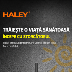 Blender Multifuncțional HALEY HY-2704, 4800W, 15 Viteze, Vas 2.5L, Funcție Pulse, Lame din Oțel Inoxidabil, Zdrobire Gheață