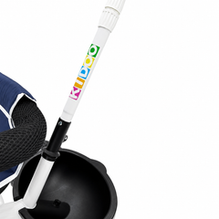 Tricicletă Evolutivă Kiddo KD-X06, Scaun Rotativ 360°, Copertină UV, Roți din Cauciuc, 9 Luni – 6 Ani