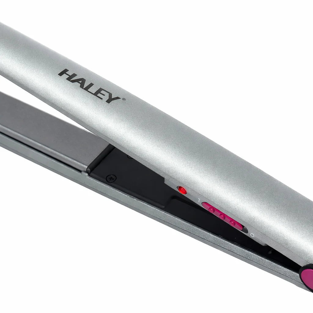 Placă de Îndreptat Părul HALEY HY-3012 cu Plăci Ceramice, Temperatură Reglabilă 100–230°C