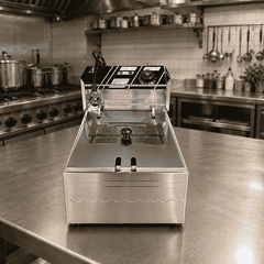 Friteuza Electrică Profesională din Inox AT-Performance – Putere 2500W, 6L