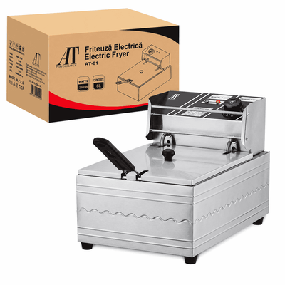 Friteuza Electrică Profesională din Inox AT-Performance – Putere 2500W, 6L