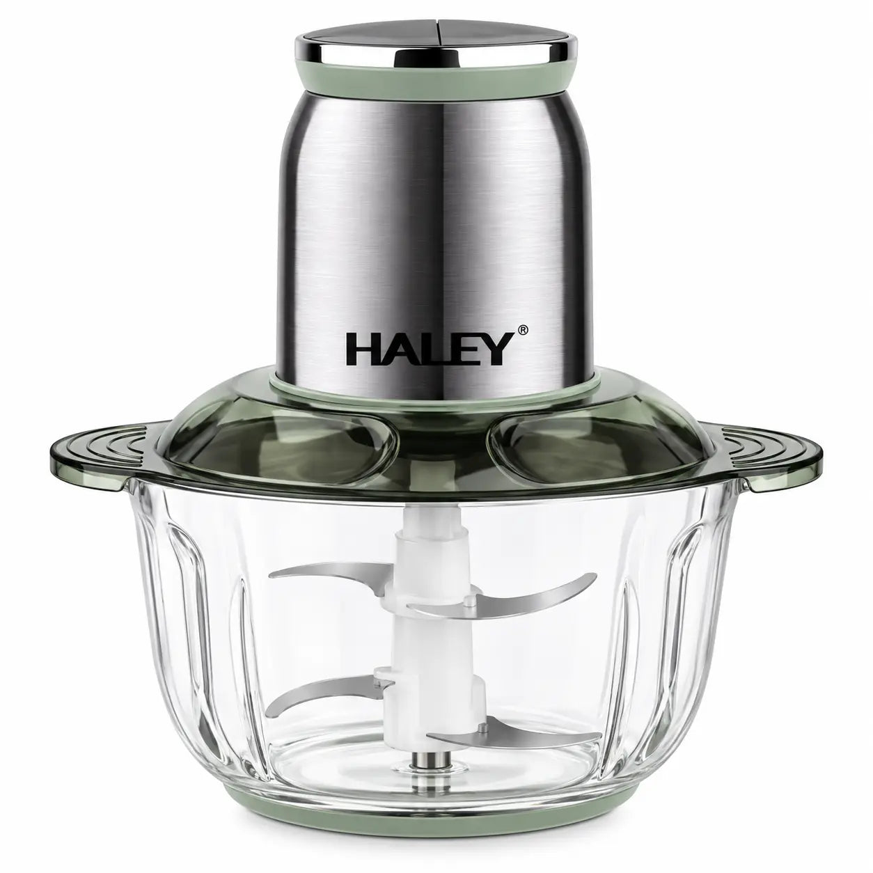 Tocător de alimente HALEY HY-1265, 1200 W, capacitate 5 L, 6 lame, 2 viteze, corp din oțel inoxidabil