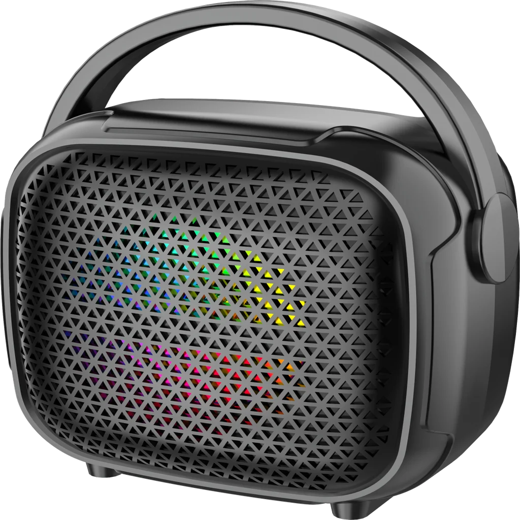 Boxă Portabilă AT Performance Mini ZQS-W3101 – 8W, LED RGB, Microfon Inclus