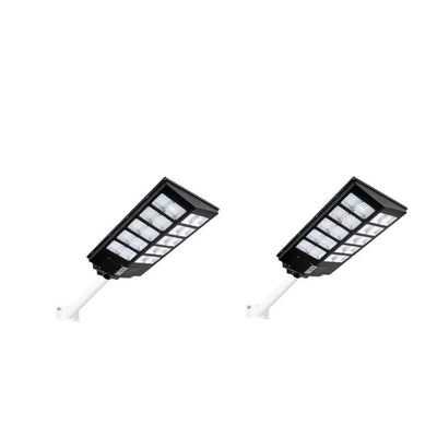 Set 2x Lămpi Solare LED 600W cu Panou Fotovoltaic și Telecomandă – AT PERFORMANCE® | Iluminat Exterior Autonom IP65