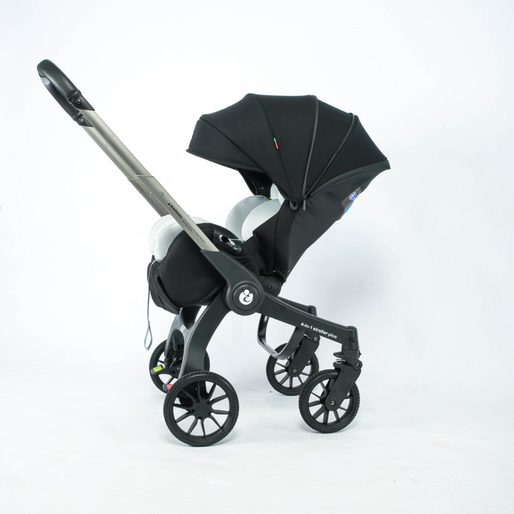 Cărucior 4 în 1 pentru Bebeluși Stroller Plus 2053 – Sistem Multifuncțional, 0-3 Ani