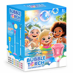 Lampă pentru Copii Bubble Torch cu Generator Automat de Baloane de Săpun, Înălțime Reglabilă 57–119 cm, Efecte Luminoase, Blue, 3+ Ani