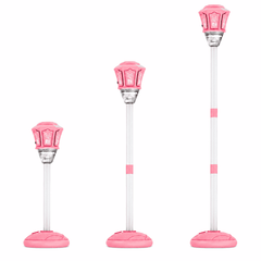 Lampă pentru Copii Bubble Torch cu Generator Automat de Baloane de Săpun, Înălțime Reglabilă 57–119 cm, Efecte Luminoase, Roz, 3+ Ani
