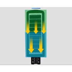 Lampa Solara Stradala LED, Senzor de lumina si miscare, telecomanda, AT PERFORMANCE, 800W.