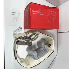 Aparat pentru masaj cervical AT PERFORMANCE®, tehnologie infrarosu cu miscare circulara, culoare bej