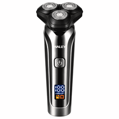 Aparat De Ras Electric Haley HY-4703, 3 Capete Rotative, Acumulator 1200 mAh, Autonomie 180 Minute, Waterproof, Încărcare USB