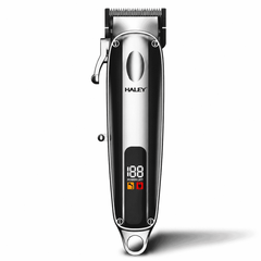Mașină Profesională De Tuns Haley HY-4504, Acumulator 2000 mAh, Autonomie 180 Minute, Ecran LCD, Încărcare USB