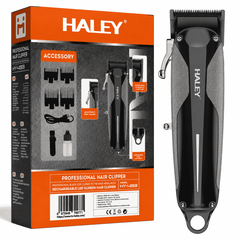 Mașină Profesională De Tuns Haley HY-4513, Acumulator 2000 mAh, Autonomie 180 Minute, Încărcare USB Type-C