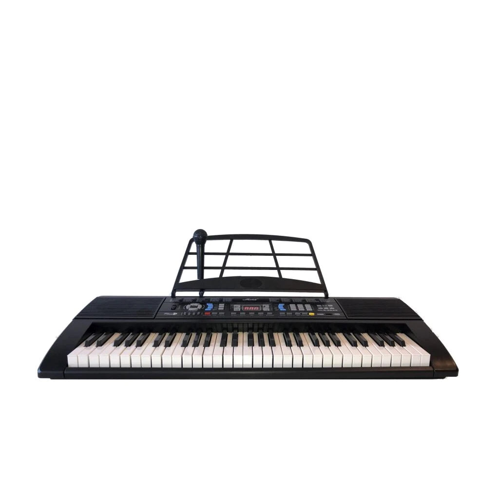 Orga electronică profesională MLS-6639 cu 61 clape, 128 tonuri, 128 ritmuri, display digital și funcție de învățare