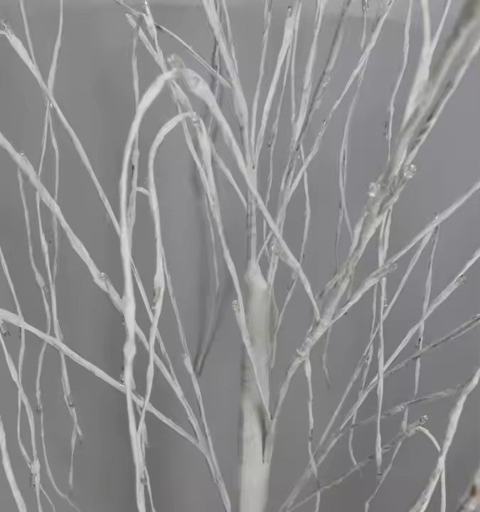 Pom Decorativ Iluminat cu LED-uri, 210 cm Inaltima, Lumina, alb-cald