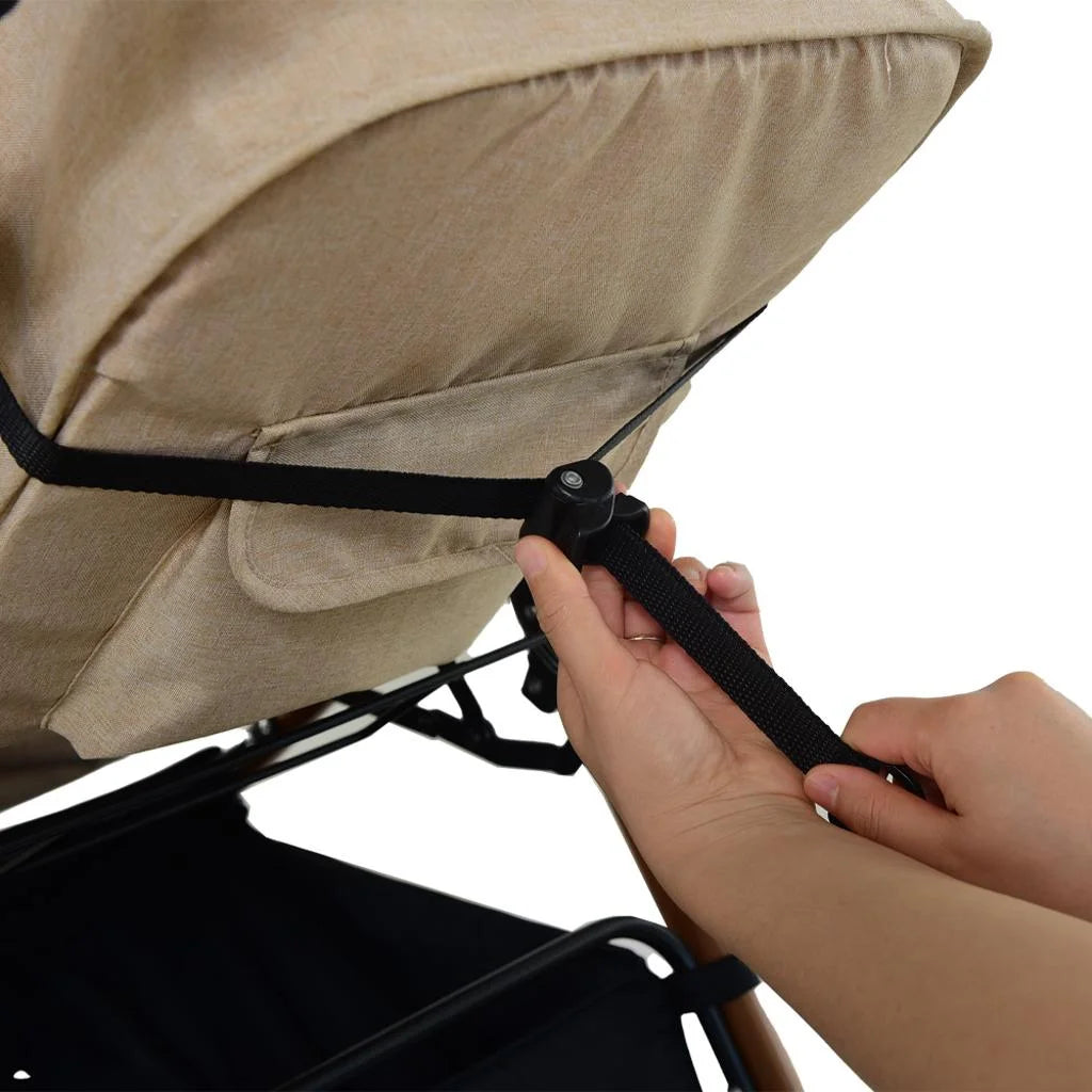 Cărucior 3 în 1 KIDOO – auto i-Size, landou, scaun sport și scoică auto. Suspensii, pliere rapidă, copertină extensibilă, centură 5 puncte. Ideal 0–36 luni. Sistem complet pentru părinți.