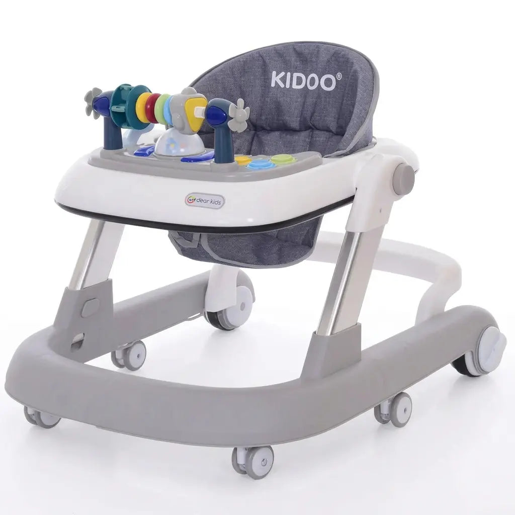 Premergător educațional 3 în 1 KIDOO®, pentru copii | Masuță, Premergător ; Antemergător | Reglabil, Muzical, Anti-cădere