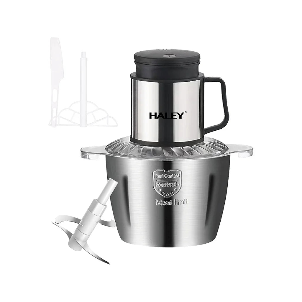 Tocător Electric HALEY HY-1223, 800W, 5L, 6 Lame Inox, 2 Viteze