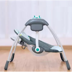 Leagan Electric de bebe, At Performance, Cu 7 melodii, 3 sunete naturale, 2 pozitii de reglare scaun, Albastru